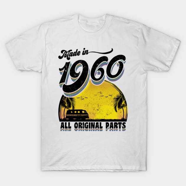 Made in 1960 All Original Parts T-Shirt by KsuAnn